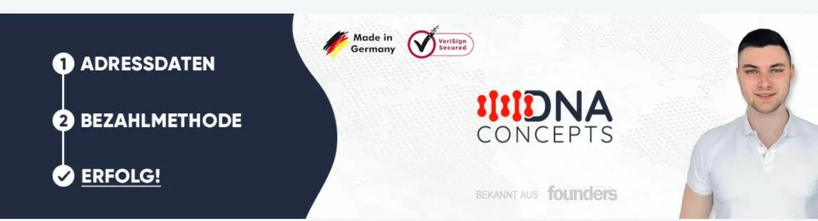 Schritt-Abfolge für den Kunden in Header-Grafik einbinden