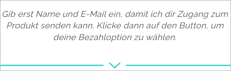Texthinweise für nächste Schritte einbinden