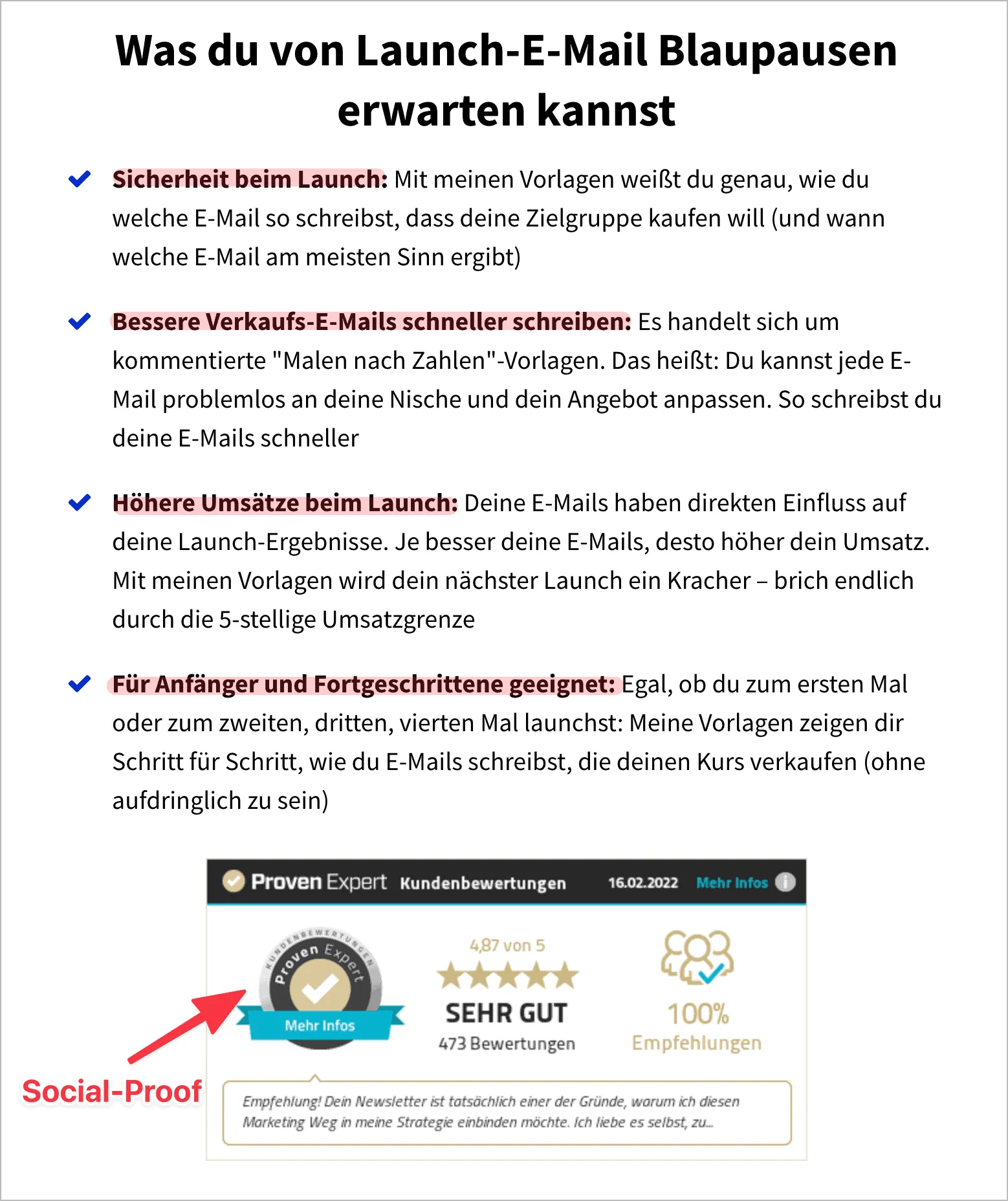 Upselling: die Vorteile