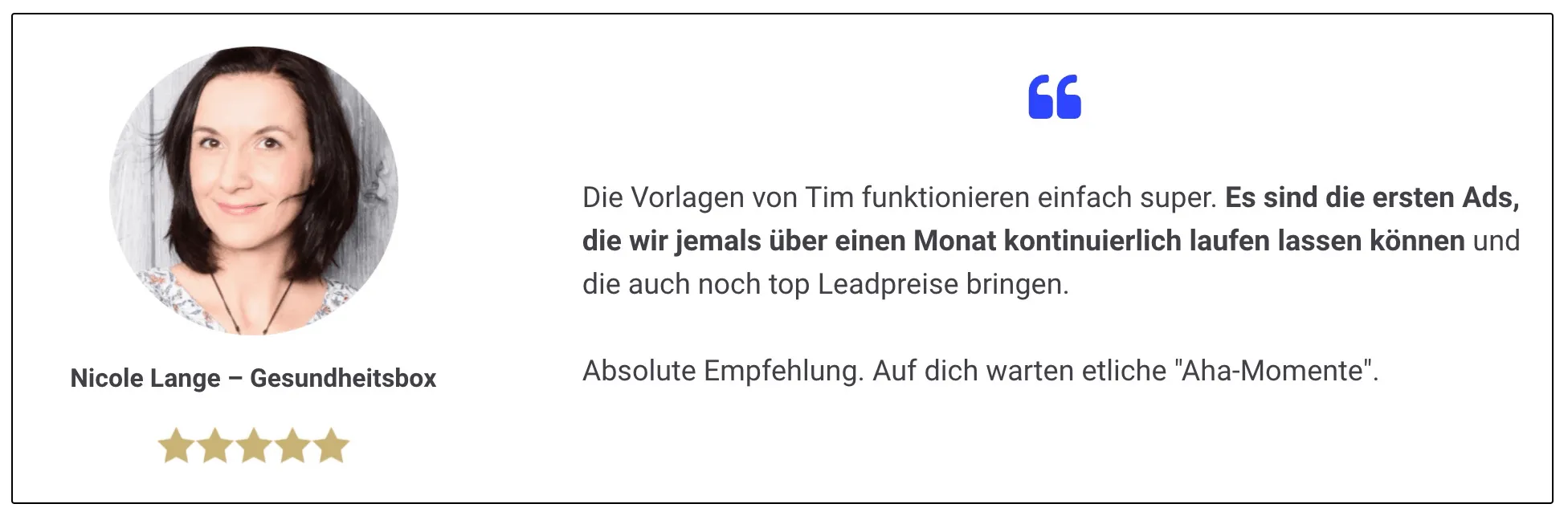 Social Proof mit Testimonials