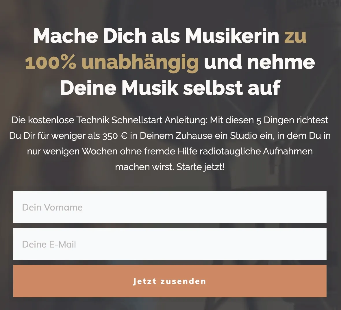 eine deutliche Handlungsaufforderung aussprechen