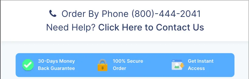 Binde in deinem Bestellformular Telefonnummer oder eine E-Mail-Adresse ein für eventuelle Rückfragen